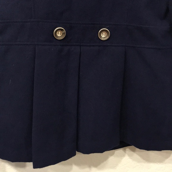 HYDRAULIC pea coat double breasted Large Blue Lg - Picture 8 of 8